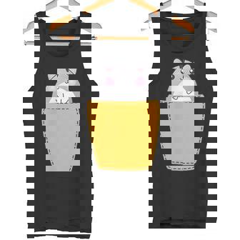 胸ポケットにハムスター タンクトップ - Kawaiitshirt