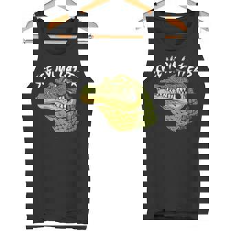 自分らしく生きるか、ワニになるか クロコダイルの言葉 タンクトップ - Kawaiitshirt