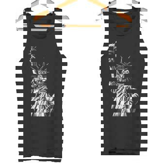 自由の女神猫 Nycプライド タンクトップ - Kawaiitshirt