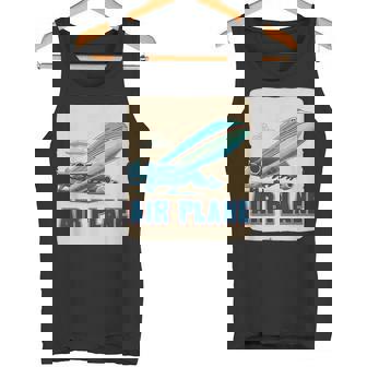 航空機愛好家のためのクールな旅客機飛行機コスチューム。 タンクトップ - Kawaiitshirt