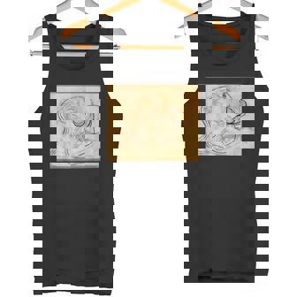 葛飾北斎作 蛇女頭 タンクトップ - Kawaiitshirt