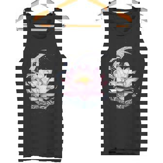 蓮の花 ヨガ 形而上学 タンクトップ - Kawaiitshirt