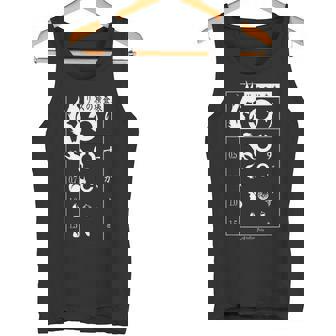 視力検査 おもしろ デザイン リス タンクトップ - Kawaiitshirt