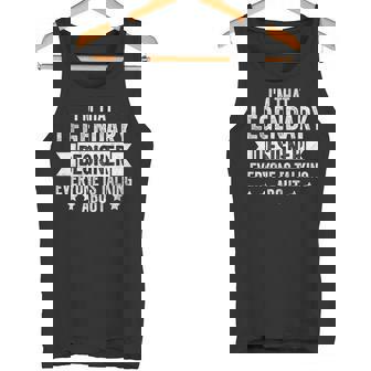 誰もが語る伝説のデザイナーだ タンクトップ - Kawaiitshirt