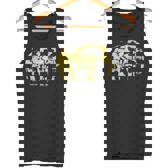 象の贈り物野生生物保護動物園動物動物学アフリカ タンクトップ - Kawaiitshirt