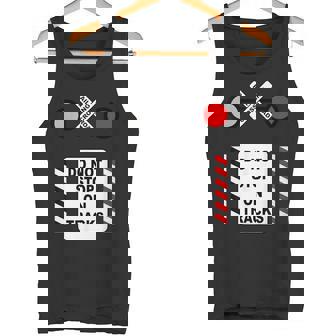 踏切サイン ハロウィン コスチューム 鉄道 電車 タンクトップ - Kawaiitshirt