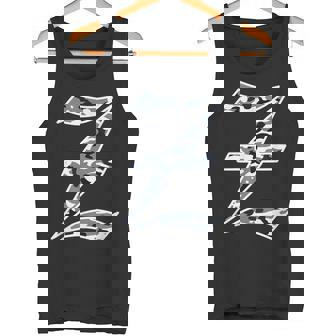 迷彩 アルファベット Z 古英語 大 カリグラフィー 文字 タンクトップ - Kawaiitshirt