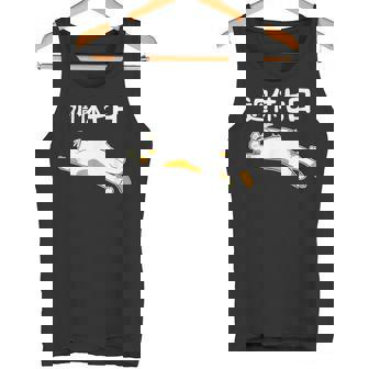 週休七日 猫 ジョーク かわいい 動物好き ギャグ好き ジョーク好き ギャグ おもしろ ネタ タンクトップ - Kawaiitshirt