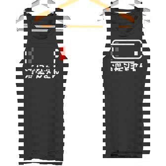 酒が足りません 充電 お酒好き ネタ 酒好き ビール好き ジョーク 酒カス 酒呑み おもしろ タンクトップ - Kawaiitshirt