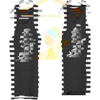 野球 面白いtシャツ フェルメール ベースボール おもしろ 服 ネタ メンズ 野球部 おもしろグッズ 子供 タンクトップ - Kawaiitshirt