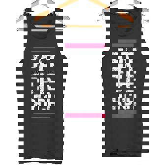 金持ちを食べろ タンクトップ - Kawaiitshirt