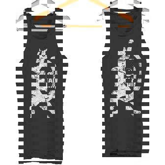 陽気な猫 太極拳ポーズ 格闘技 陰陽バランス タンクトップ - Kawaiitshirt