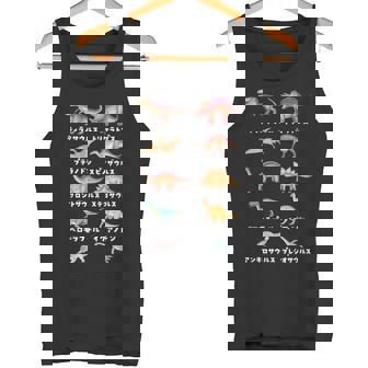 面白tシャツ 恐竜 イラスト ティラノサウルス 子供 おもしろ グッズ 服 ネタ メンズ オリジナル キッズ 恐竜の種類 タンクトップ - Kawaiitshirt
