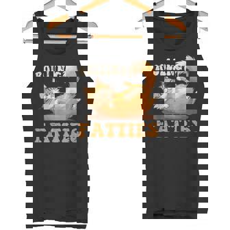 面白い 猫 ローリング ファティ 男女兼用 猫 タンクトップ - Kawaiitshirt