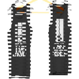 面白い 黒猫 反社会的ユーモア キティ 恋人 猫 ママ&パパ タンクトップ - Kawaiitshirt