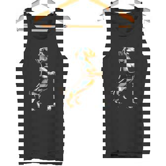 面白いtシャツ ダックスフンド ゴルフ イヌ メンズ 犬好き グッズ かわいい おもしろ 面白い 服 ネタ タンクトップ - Kawaiitshirt