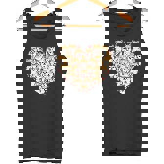 面白いtシャツ 柴犬 ハート イヌ わんこ メンズ 犬好き グッズ かわいい おもしろ 面白い 服 ネタ タンクトップ - Kawaiitshirt