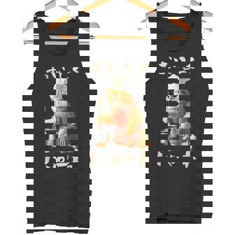 面白いtシャツ 猫 ネコ メンズ 猫好き グッズ おもしろ 面白い 服 ネタ にゃんこ 猫の下僕 料理 調理 タンクトップ - Kawaiitshirt