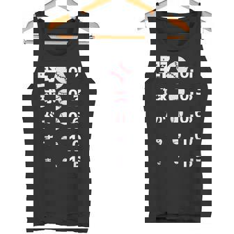 面白いtシャツ 野球 ベースボール 視力検査 おもしろ 服 ネタ メンズ 野球部 おもしろグッズ 大人 子供 タンクトップ - Kawaiitshirt