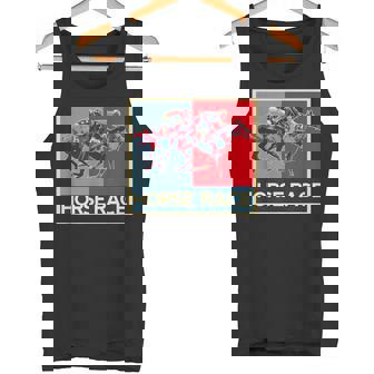 面白いtシャツ 馬tシャツ 競馬 馬 レース 乗馬 ジョッキー メンズ おもしろ 面白い グッズ ネタ 男性用 レトロ タンクトップ - Kawaiitshirt