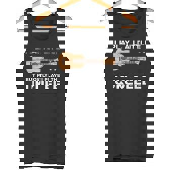 面白いウクレレ服ギターワードプレイ タンクトップ - Kawaiitshirt