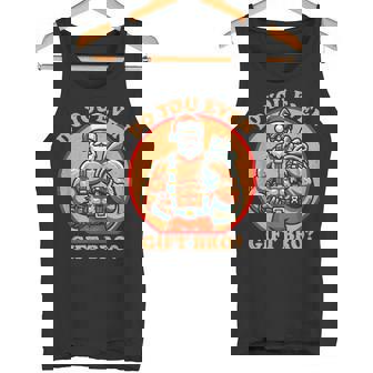 面白いクリスマス ウエイトリフティング ボディビルディング 筋肉質サンタ タンクトップ - Kawaiitshirt