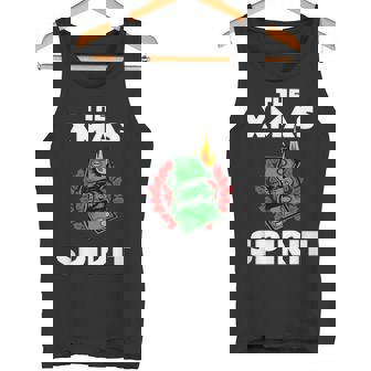 面白いクリスマス「The Xmaspirit」グラフィック タンクトップ - Kawaiitshirt