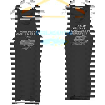 面白いシーラカンスス 魚愛好家 古典学者 タンクトップ - Kawaiitshirt