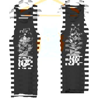 面白いハスキー T、犬の飼い主のための面白い犬の散歩服 タンクトップ - Kawaiitshirt