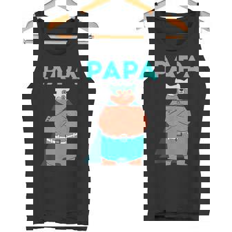 面白いパパベアシャツ I 父の日誕生日ギフト タンクトップ - Kawaiitshirt