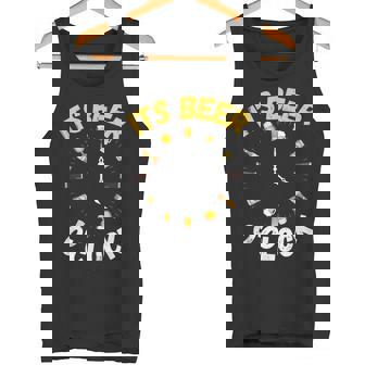 面白いビールoクロックティー。ナショナルビールデー、父の日に。 タンクトップ - Kawaiitshirt