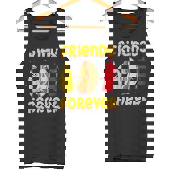 面白いホットドッグソーセージ ケチャップ&マスタード I ホットドッグ タンクトップ - Kawaiitshirt