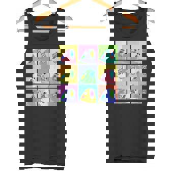 面白いポップアート オカメインコ かわいい鳥 オウム タンクトップ - Kawaiitshirt