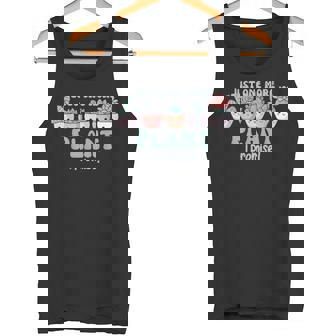 面白い植物の言葉 かわいい多肉植物 タンクトップ - Kawaiitshirt