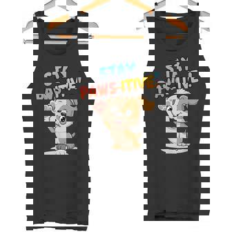 面白い皮肉な引用皮肉なデザインママとパパ犬 タンクトップ - Kawaiitshirt