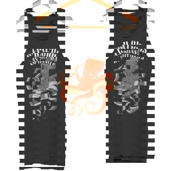 頭足類 タコ イカ 大ダコ 海洋学 タンクトップ - Kawaiitshirt