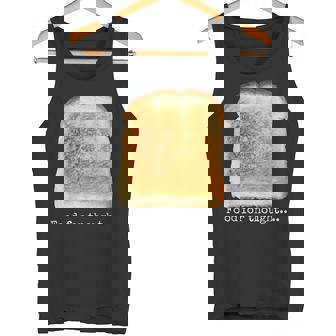 食パン トースト 食べ物 思考 おもしろい グルテンフリー ノベルティ タンクトップ - Kawaiitshirt