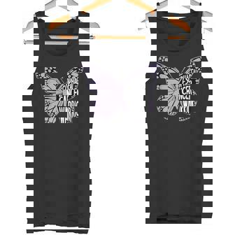 食道がん啓発ツルニチニチソウリボン タンクトップ - Kawaiitshirt