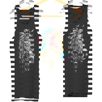 馬 動物 モチーフ イラスト 馬 タンクトップ - Kawaiitshirt