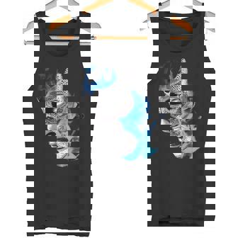 鬼青ルチャリブレ メキシカンレスラーレジェンド タンクトップ - Kawaiitshirt