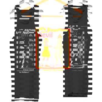 魔法のは、悪魔バフォメット悪魔と踊ってみましょうおかしい タンクトップ - Kawaiitshirt