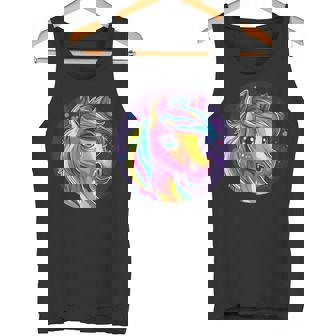 鮮やかな虹色の馬の魔法の夢 タンクトップ - Kawaiitshirt