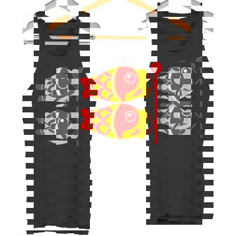 鯉 鯉 漢字 鯉のぼり 旗 タンクトップ - Kawaiitshirt