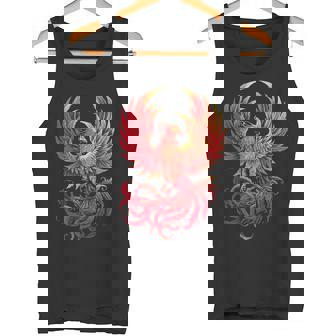 鳳凰 神話 鳥 ライズ 若返り 火の鳥 タンクトップ - Kawaiitshirt