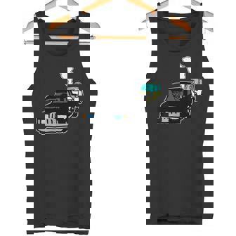 黒塗りの高級車よりも怖い無車検の軽自動車 タンクトップ - Kawaiitshirt