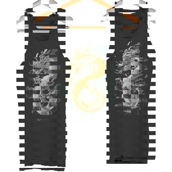 龍人 龍神 ドラゴン グラフィック 神話ドラゴン 龍神竜 タンクトップ - Kawaiitshirt