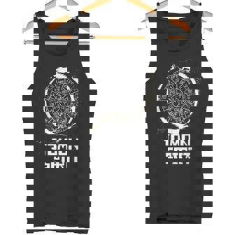 龍体文字 フトマニ図 神代文字 龍神様 縄文 ハニワ かっこいい 開運 言霊 お守り タンクトップ - Kawaiitshirt