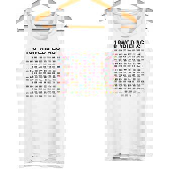 188 世界の国旗 世界の国旗 世界地図 タンクトップ - Kawaiitshirt