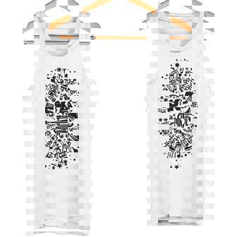 2トーン スカトランペット奏者 サムプリント タンクトップ - Kawaiitshirt