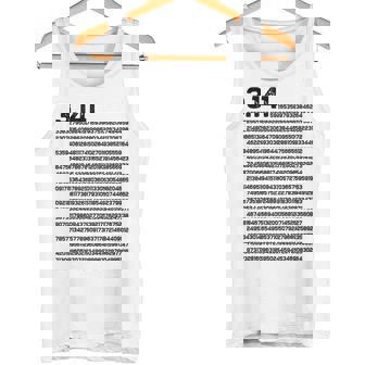 314 円周率の日 数学 非合理数 円周率 タンクトップ - Kawaiitshirt